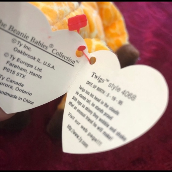 NWT! 3 Bundle TY Babies - “Pugsly, Twigs, Pops” - Picture 5 of 8